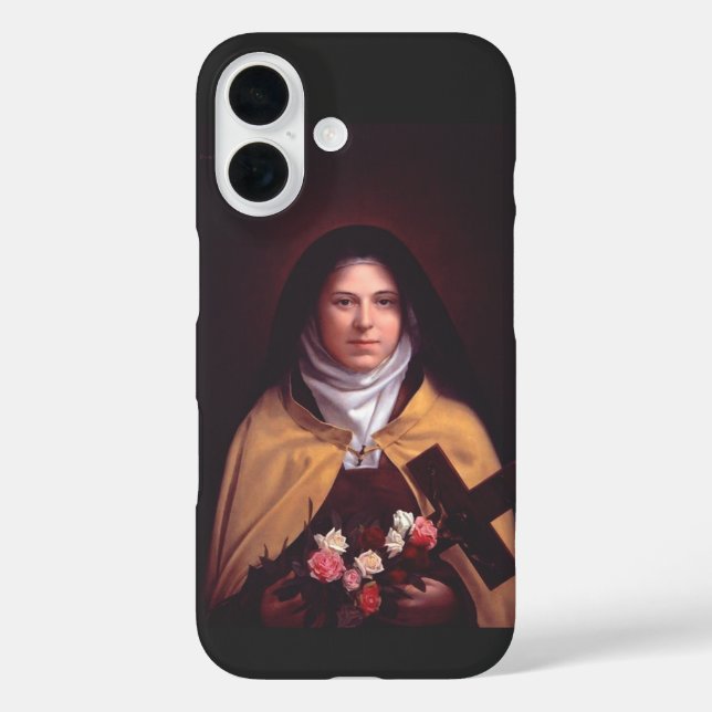 Funda iPhone 16 Santa Teresa de Lisieux (Reverso )