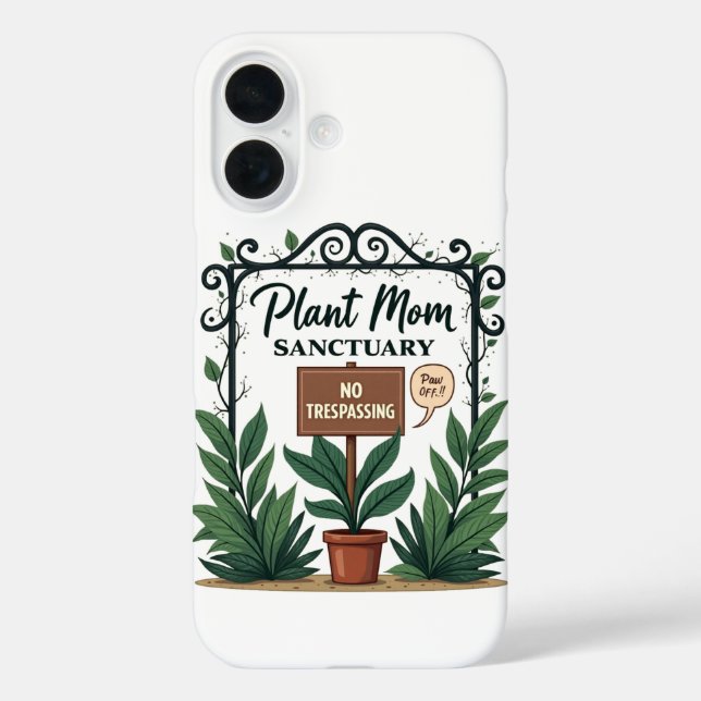 Funda iPhone 16 Santuario de la madre vegetal: Sin traspaso (Reverso )