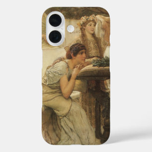 Funda iPhone 16 Sappho y Alcaeus por Sir Lawrence Alma Tadema