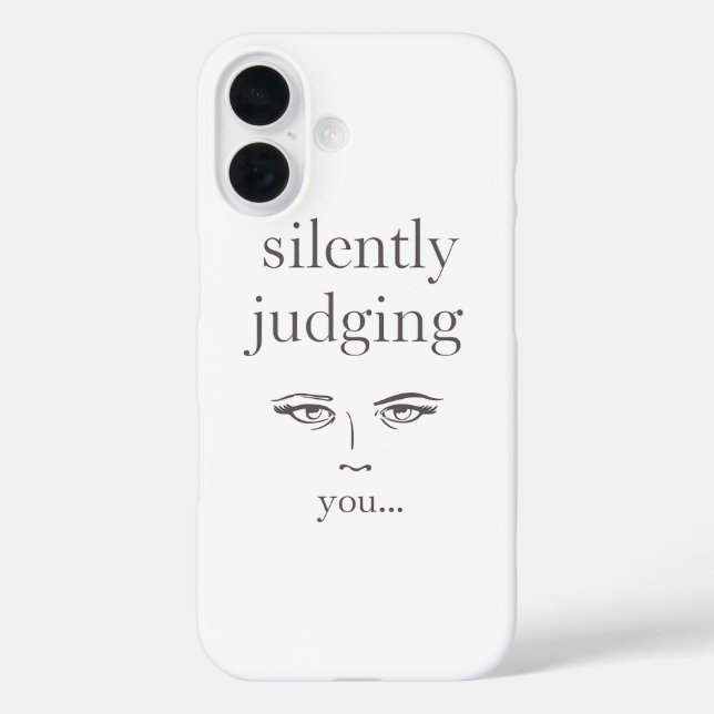 Funda iPhone 16 Sarcastic Minimalist Introvert Humor (Reverso )