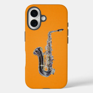 Funda iPhone 16 Saxofón