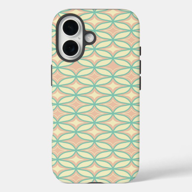 Funda iPhone 16  Seamless geometric pattern in diamond shapes  (Reverso )