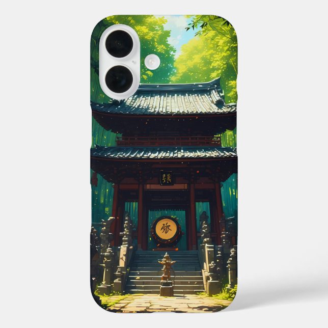 Funda iPhone 16 "Seijaku no Mon" – Gate of Tranquility (Reverso )