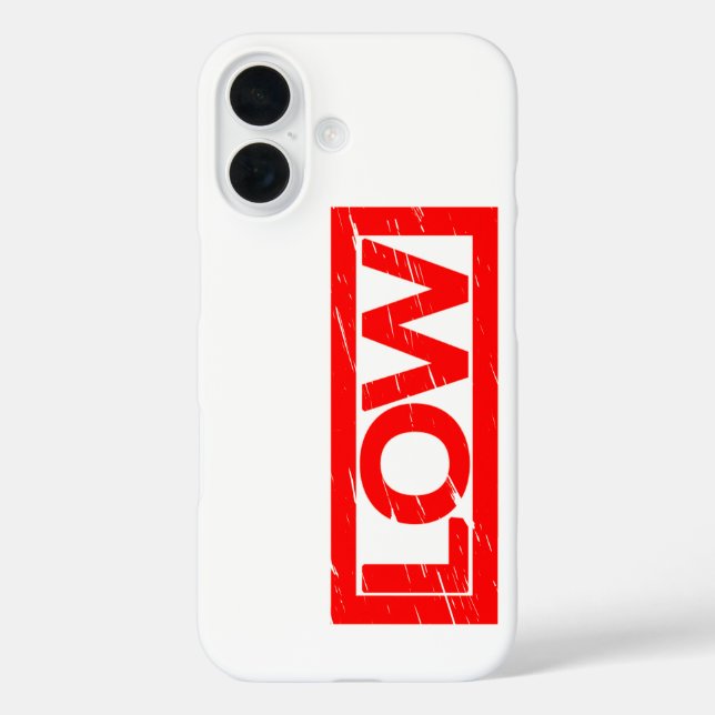 Funda iPhone 16 Sello bajo (Reverso )