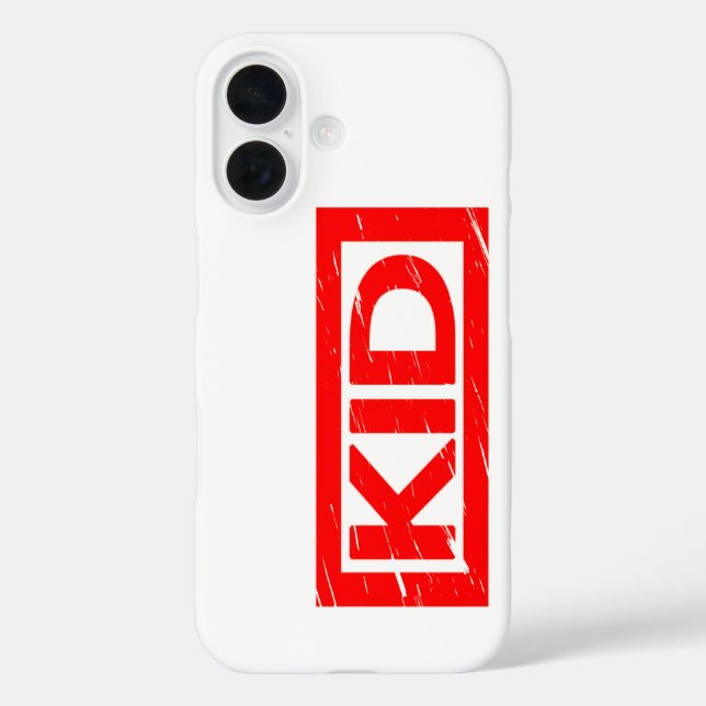 Funda iPhone 16 Sello de Kid (Reverso )