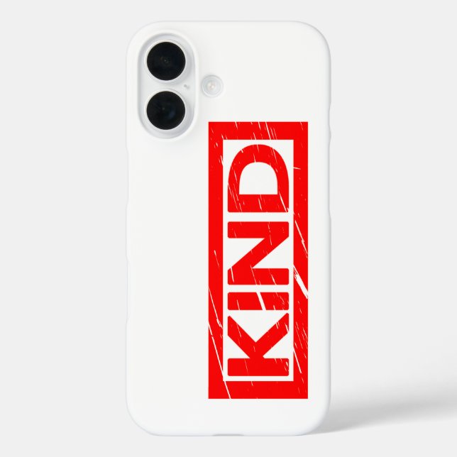 Funda iPhone 16 Sello de Kind (Reverso )