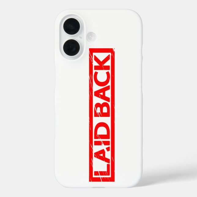 Funda iPhone 16 Sello de retroceso (Reverso )
