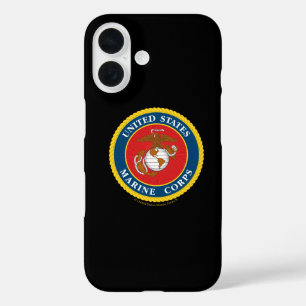 Funda iPhone 16 Sello del Cuerpo de Marines - Plano