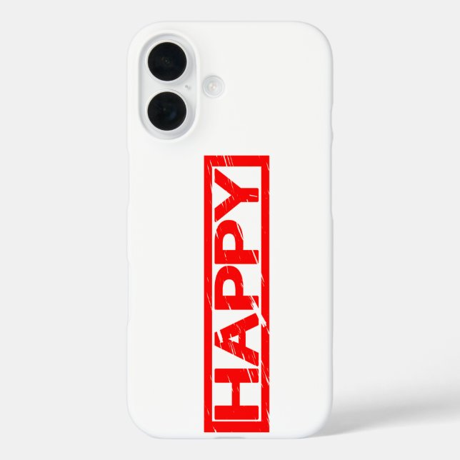 Funda iPhone 16 Sello feliz (Reverso )