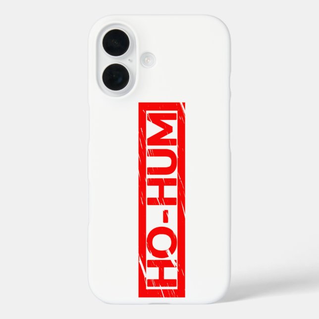 Funda iPhone 16 Sello Ho-hum (Reverso )