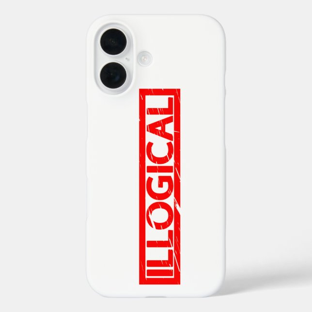 Funda iPhone 16 Sello ilógico (Reverso )