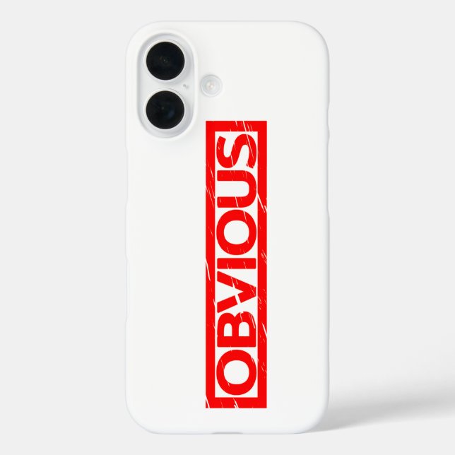 Funda iPhone 16 Sello Obvio (Reverso )