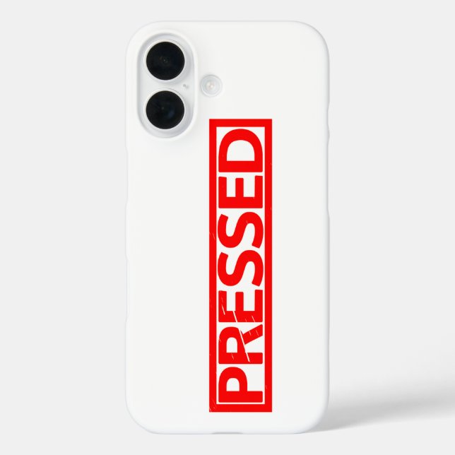 Funda iPhone 16 Sello presionado (Reverso )