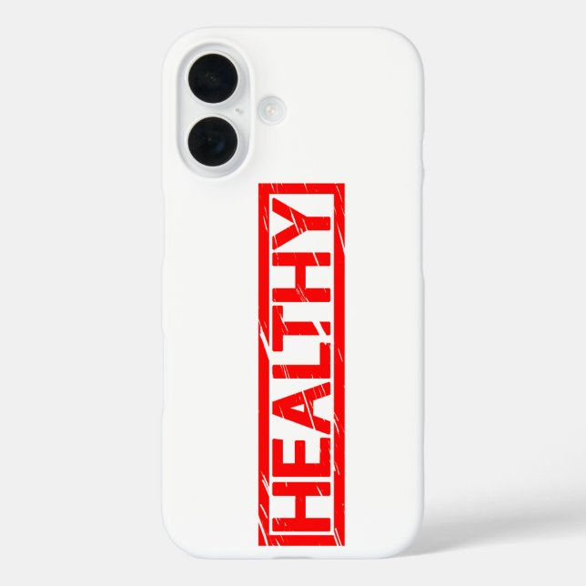 Funda iPhone 16 Sello saludable (Reverso )