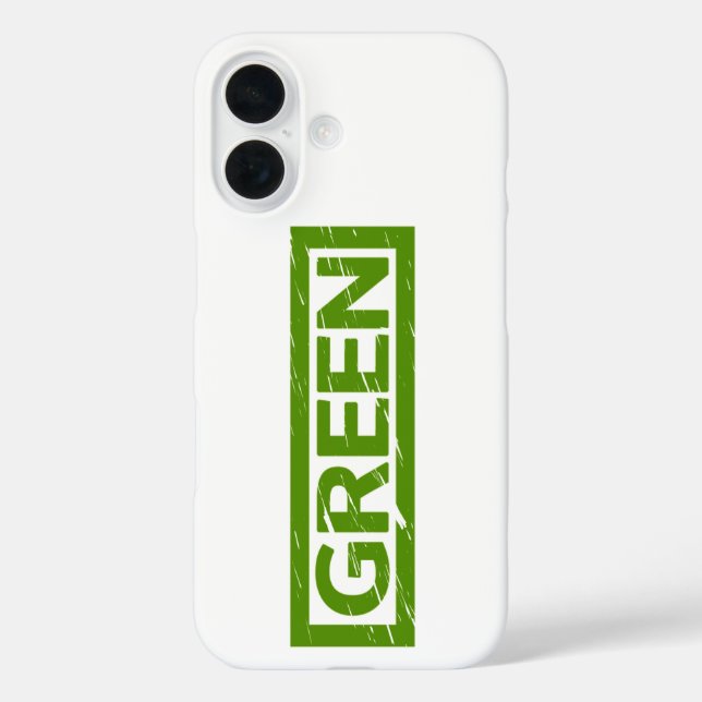 Funda iPhone 16 Sello verde (Reverso )