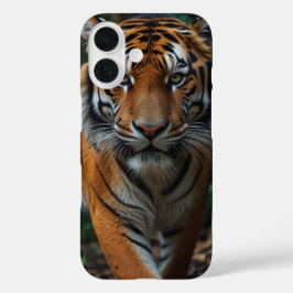 Funda iPhone 16 Selva de animales de la jungla de tigres