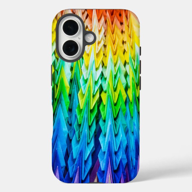 Funda iPhone 16 Senbazuru o mil grúas de origami (Reverso )