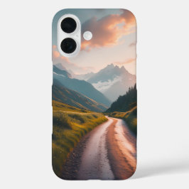 Funda iPhone 16 Sendero Alpino Dorado