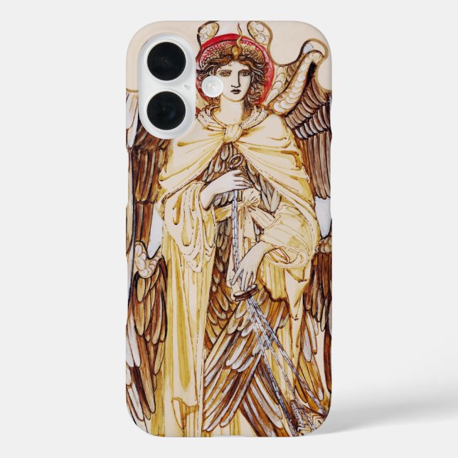 Funda iPhone 16 Serafín Ángel rodea el Trono Divino (Reverso )
