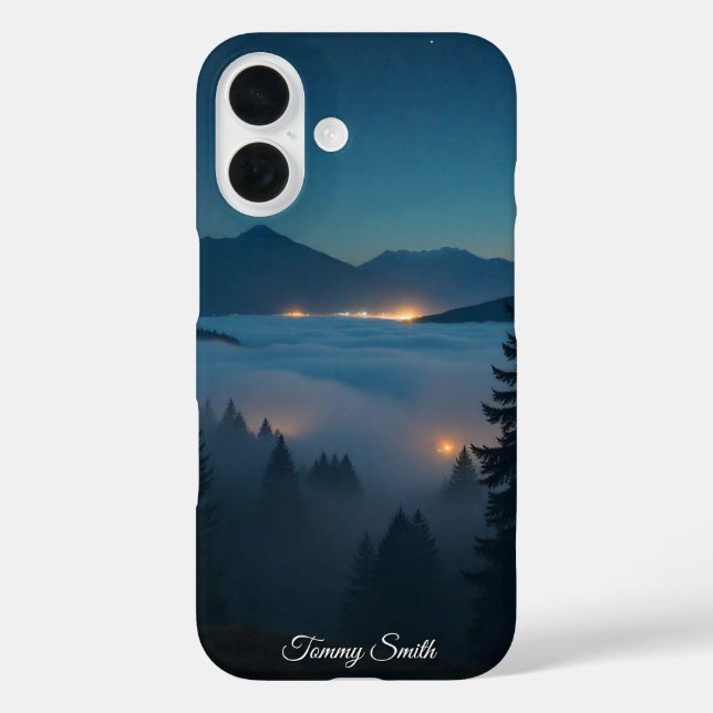 Funda iPhone 16 Serene Mountain Fog (Reverso )