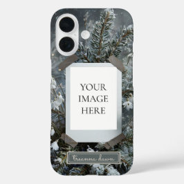 Funda iPhone 16 Serenidad con copo de nieve