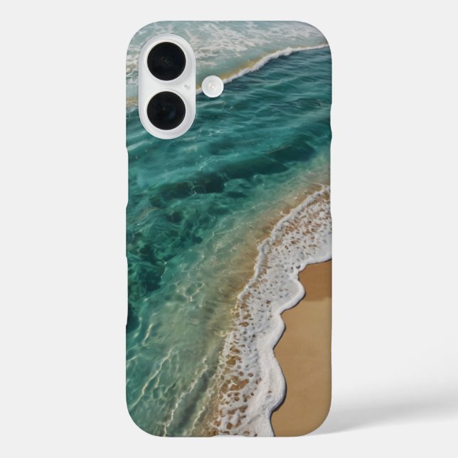 Funda iPhone 16 Serenidad de zafiro (Reverso )