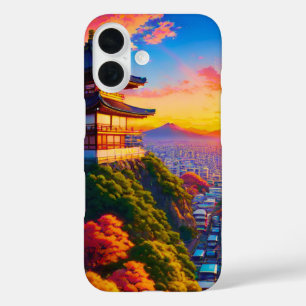 Funda iPhone 16 Serenidad sobre la metrópolis