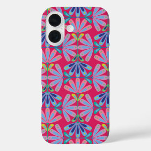 Funda iPhone 16 Serie floral retro