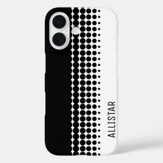 Funda iPhone 16 Sesenta inspirados en blanco y negro retro