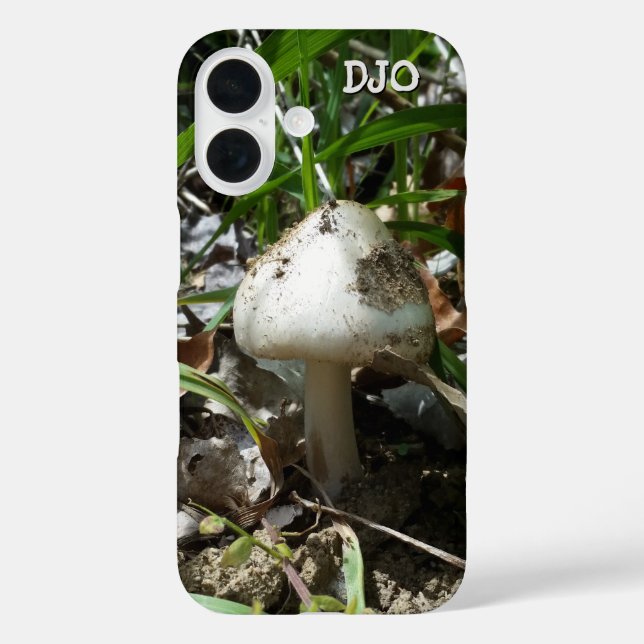 Funda iPhone 16 Seta con tus iniciales (Reverso )