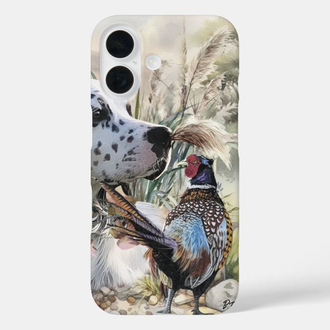 Funda iPhone 16 Setter & Pheasant (Reverso )