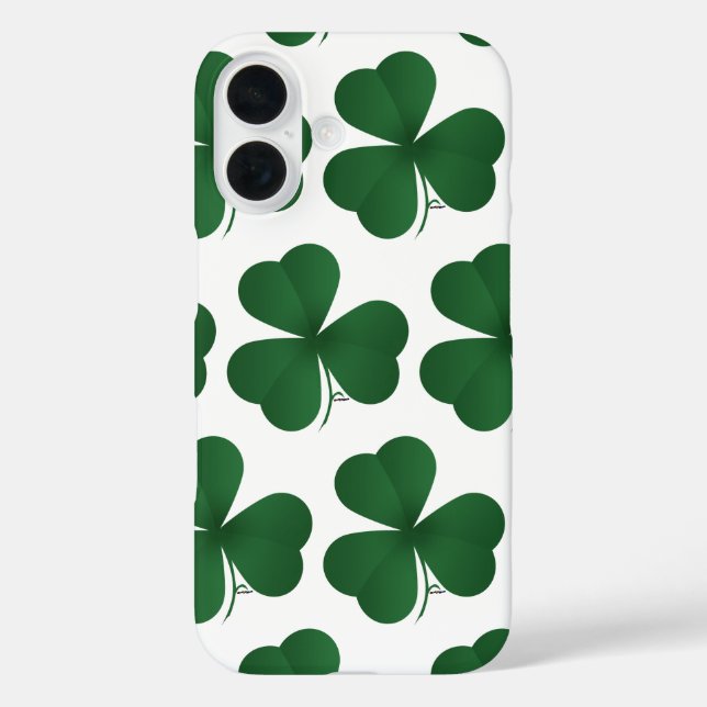 Funda iPhone 16 Shamrock grande (Reverso )