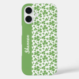 Funda iPhone 16 Shamrock verde afortunado