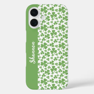 Funda iPhone 16 Shamrock verde afortunado