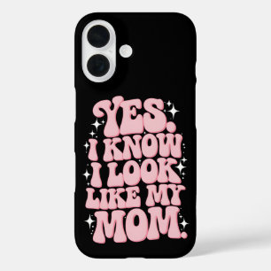 Funda iPhone 16 Sí, sé que me veo como el día de mi madre Groovy