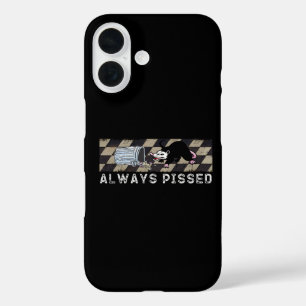 Funda iPhone 16 Siempre Enojado Funny Trash Day Opossum Amante de