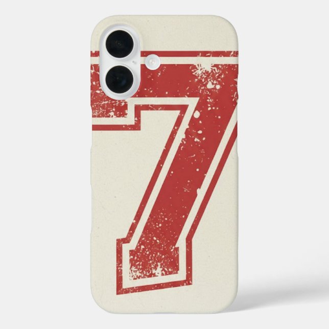 Funda iPhone 16 siete de la suerte (Reverso )