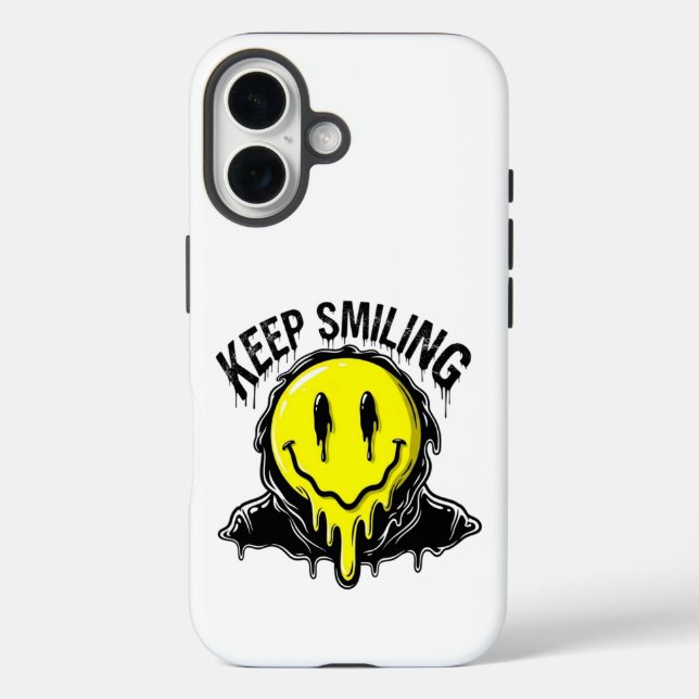 Funda iPhone 16 Sigue Sonriendo (Reverso )
