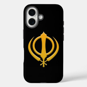 Funda iPhone 16 Sikh Khanda