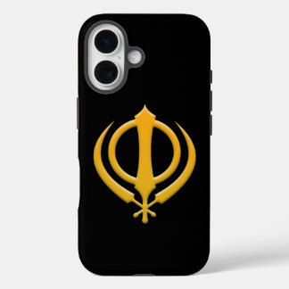 Funda iPhone 16 Sikh Khanda