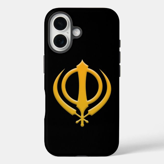 Funda iPhone 16 Sikh Khanda (Reverso )