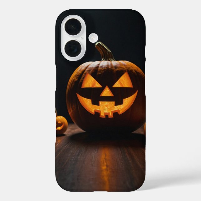 Funda iPhone 16 Silhouette Jack-o’-Lantern (Reverso )