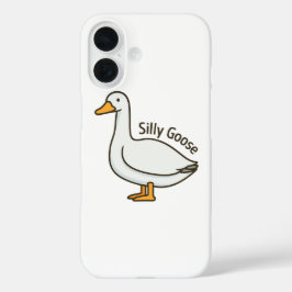 Funda iPhone 16 Silly Goose Funny Cartoon Goose