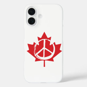 Funda iPhone 16 Símbolo de paz Canadá no se vende a Estados Unidos