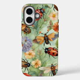 Funda iPhone 16 Sinfonía Botánica de Bug