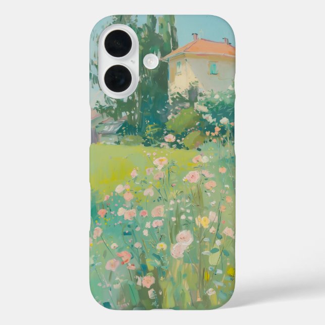 Funda iPhone 16 Sinfonía de primavera (Reverso )