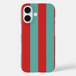Funda iPhone 16 Sirena de rayas vibrantes de buzón