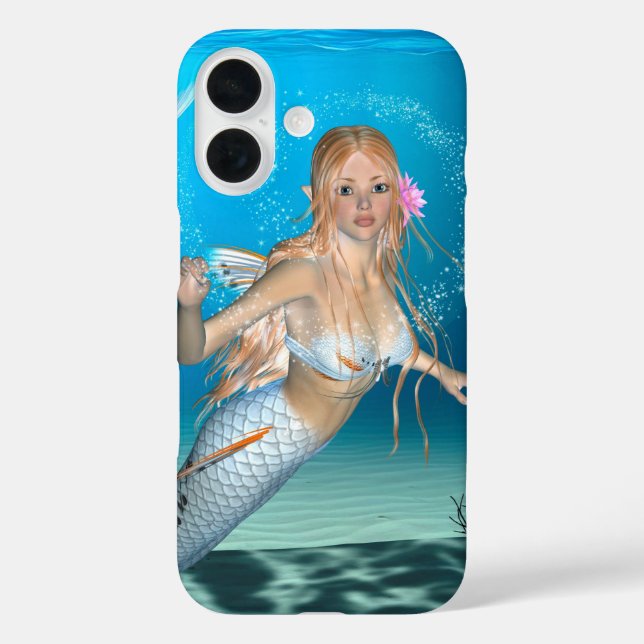 Funda iPhone 16 Sirena Encantadora (Reverso )