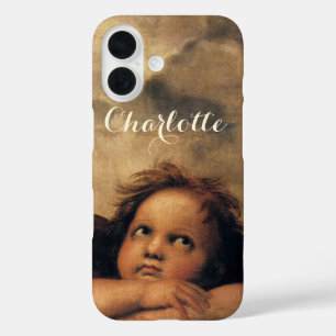 Funda iPhone 16 Sistine Madonna Angels por Raphael Sanzio