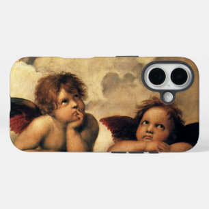 Funda iPhone 16 Sistine Madonna Angels por Raphael Sanzio